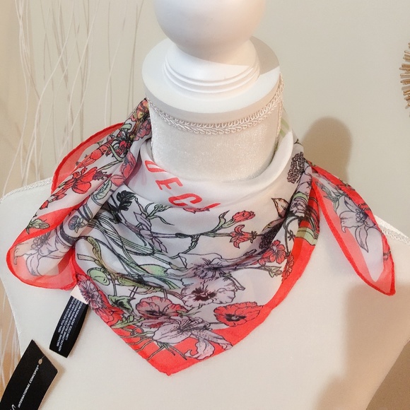2 for $10 INC Go For It Floral Square Scarf - Picture 2 of 3